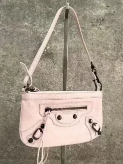 Alternative view of BALENCIAGA Shoulder Bags Leather (Pink-Black) 25X14X4CM D80202608100243