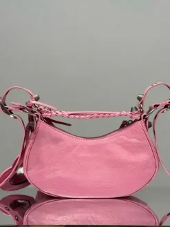 Alternative view of BALENCIAGA Shoulder Bags Leather (Pink-Silver) 26X16X10CM E50202608100246