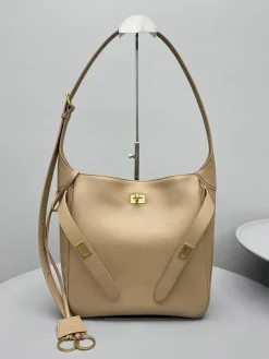 Alternative view of BALENCIAGA Shoulder Bags Smooth Calfskin (Beige-Gold) 27X9X28CM F60202608100271