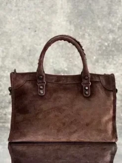 Alternative view of BALENCIAGA Shoulder Bags Suede (Brown) 30X20X10CM E50202608100278