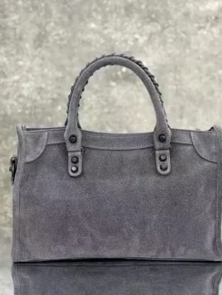 Alternative view of BALENCIAGA Shoulder Bags Suede (Gray) 30X20X10CM F00202608100291