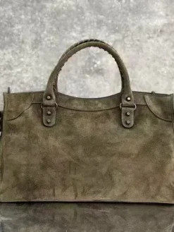 Alternative view of BALENCIAGA Shoulder Bags Suede (Khaki) 37X23X15CM G00202608100298