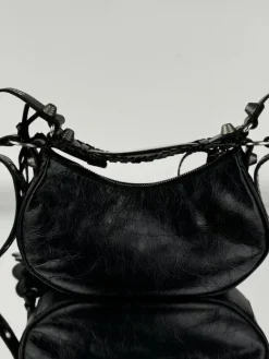 Alternative view of BALENCIAGA Shoulder Bags Waxed Leather (Black) 26X16X10CM D90202608100200