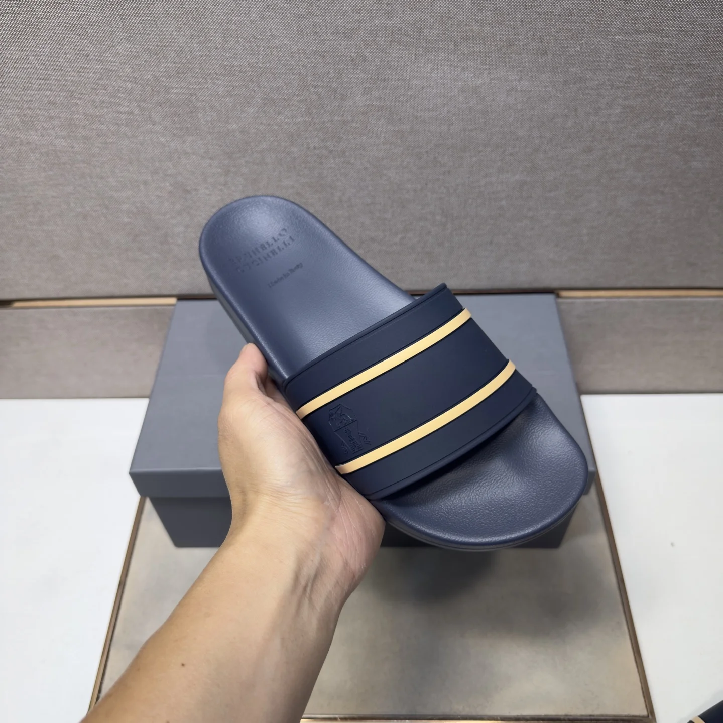 BALENCIAGA Slides Leather & Fabric EU38-45 A10202608030492 - Image 6