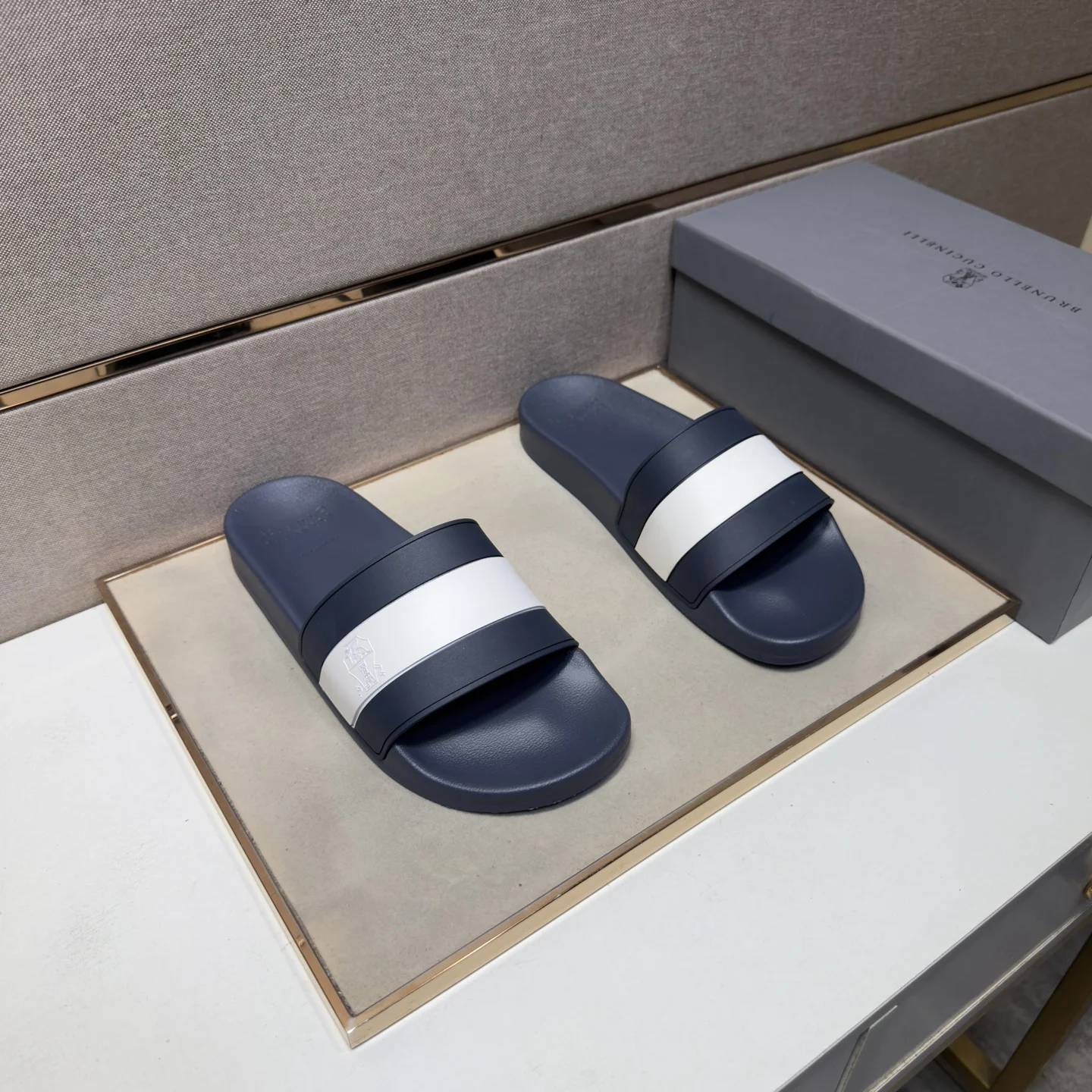 BALENCIAGA Slides Leather & Fabric EU38-45 A10202608030493 - Image 2