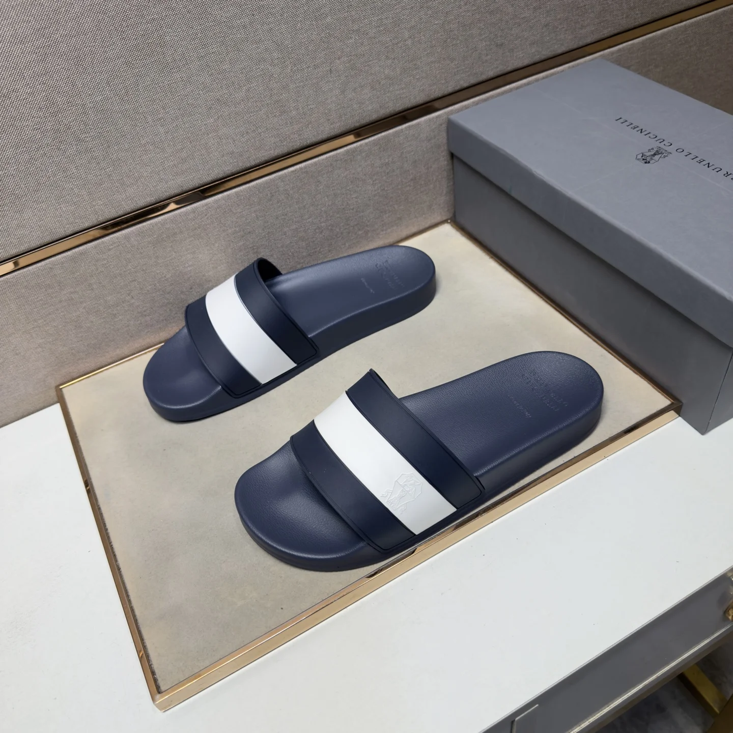 BALENCIAGA Slides Leather & Fabric EU38-45 A10202608030493