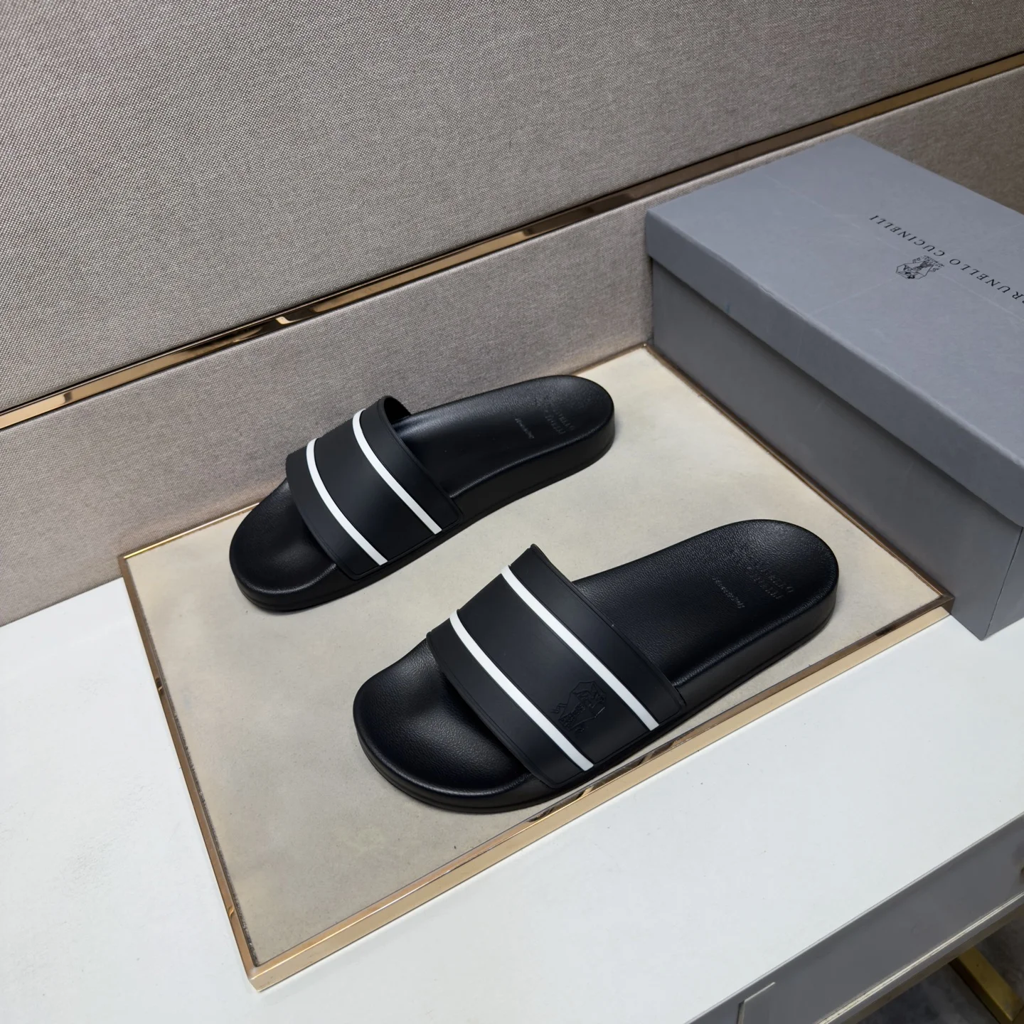BALENCIAGA Slides Leather Mix EU38-45 A10202608030484 - Image 2