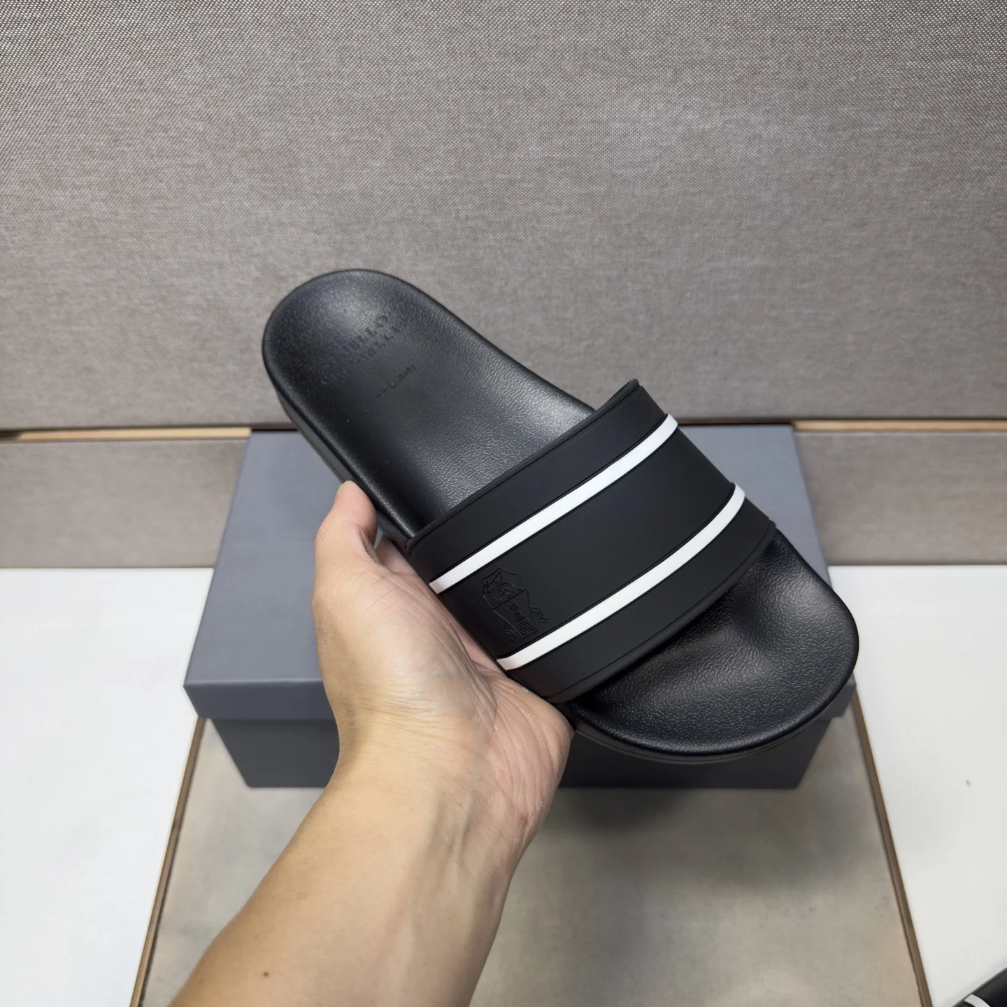 BALENCIAGA Slides Leather Mix EU38-45 A10202608030484 - Image 6