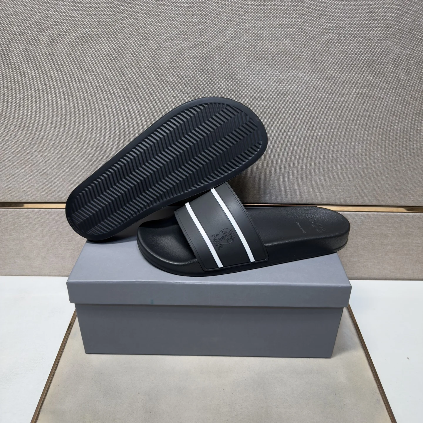 BALENCIAGA Slides Leather Mix EU38-45 A10202608030484 - Image 8