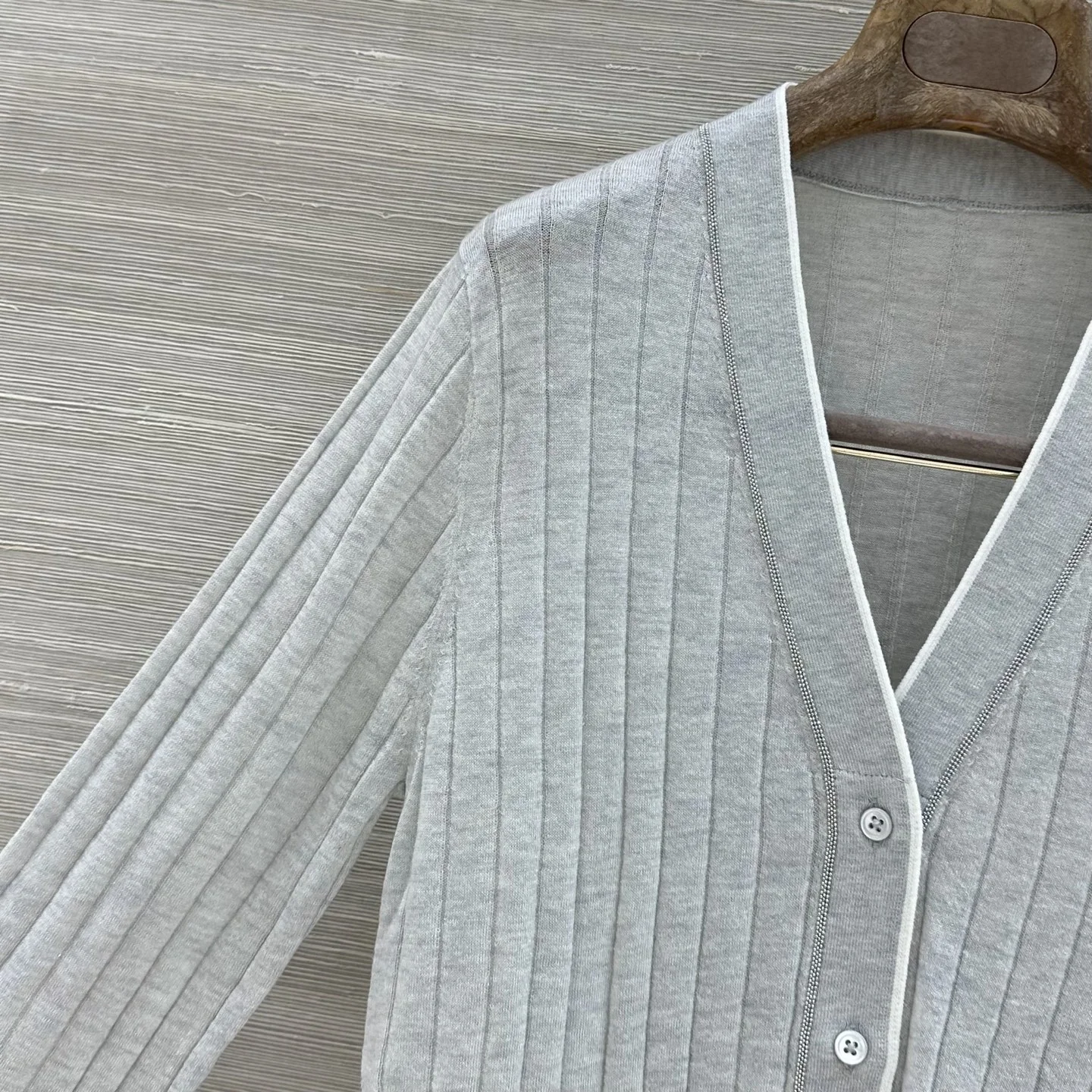 BALENCIAGA Sweaters Silver Wool M C50202608041095 - Image 3
