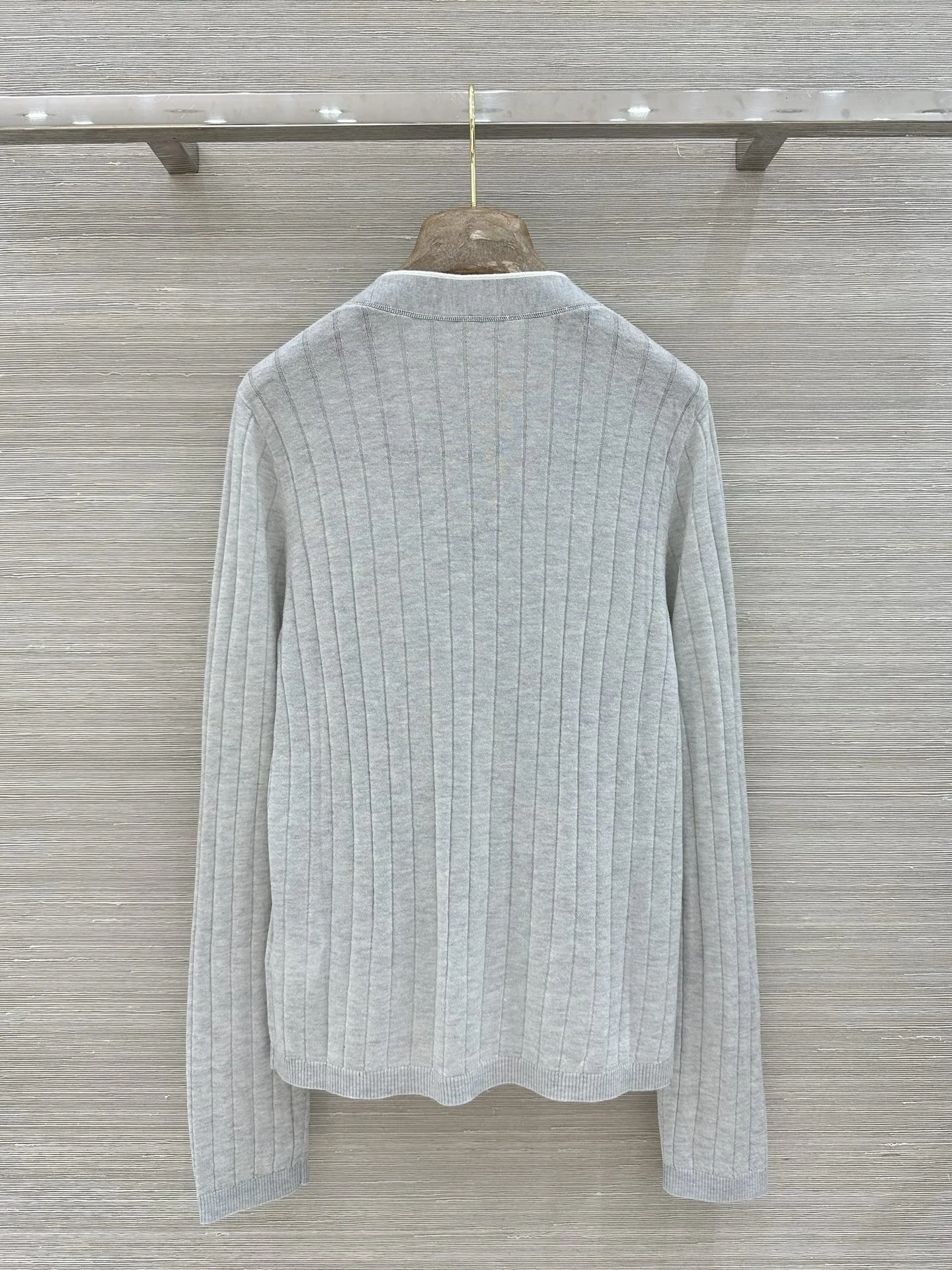 BALENCIAGA Sweaters Silver Wool M C50202608041095 - Image 9