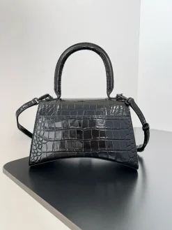 Alternative view of BALENCIAGA Top Handle Bags Calfskin Leather (Black) 23X10X24CM D50202608100328