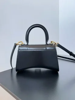 Alternative view of BALENCIAGA Top Handle Bags Leather (Black-Gold) 19X13X8CM D50202608100359