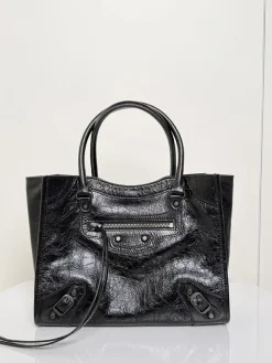 BALENCIAGA Totes Bags (Black) 26X20X10CM E80202608100388