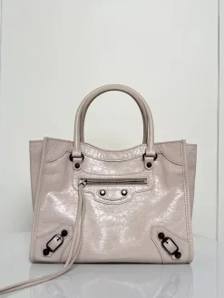 Alternative view of BALENCIAGA Totes Bags Distressed Leather (Pink-Black) 26X20X10CM E80202608100401