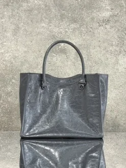 Alternative view of BALENCIAGA Totes Bags Waxed Calfskin (Gray) 26X10X20 CM E80202608100413