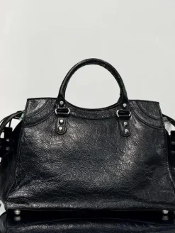 Alternative view of BALENCIAGA Trend Bags Lamb Leather (Black-Silver) 38X34X17CM H00202608100146