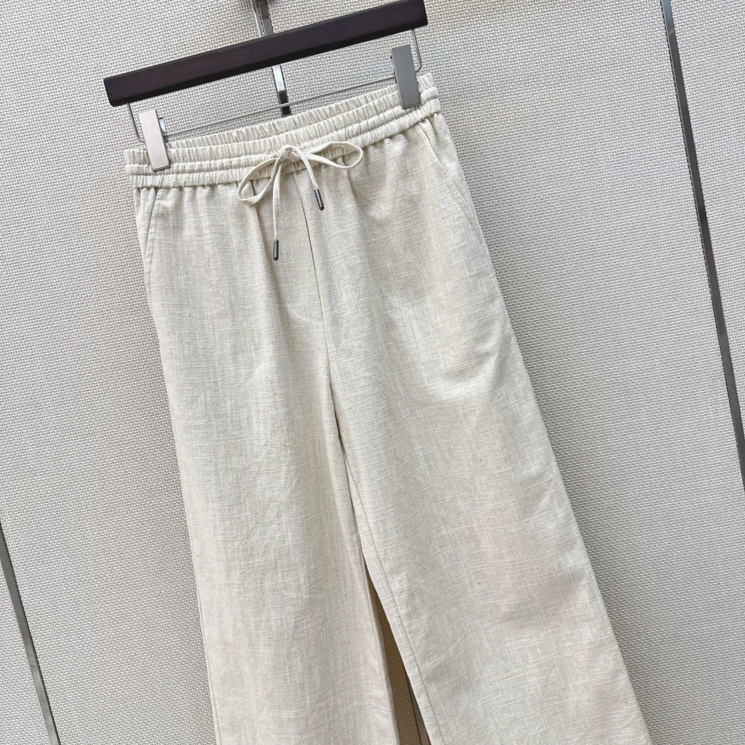 BALENCIAGA Trousers Linen S M L B25202608041278 - Image 2