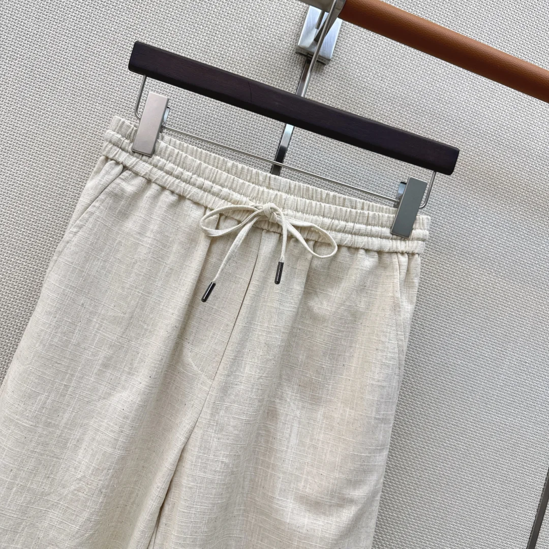 BALENCIAGA Trousers Linen S M L B25202608041278 - Image 3