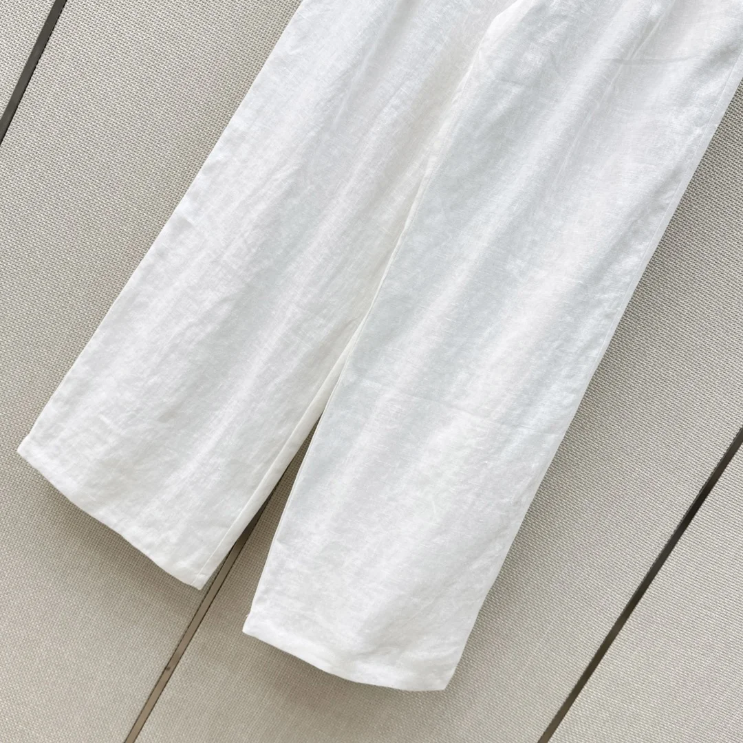BALENCIAGA Trousers Linen S M L B75202608041287 - Image 7