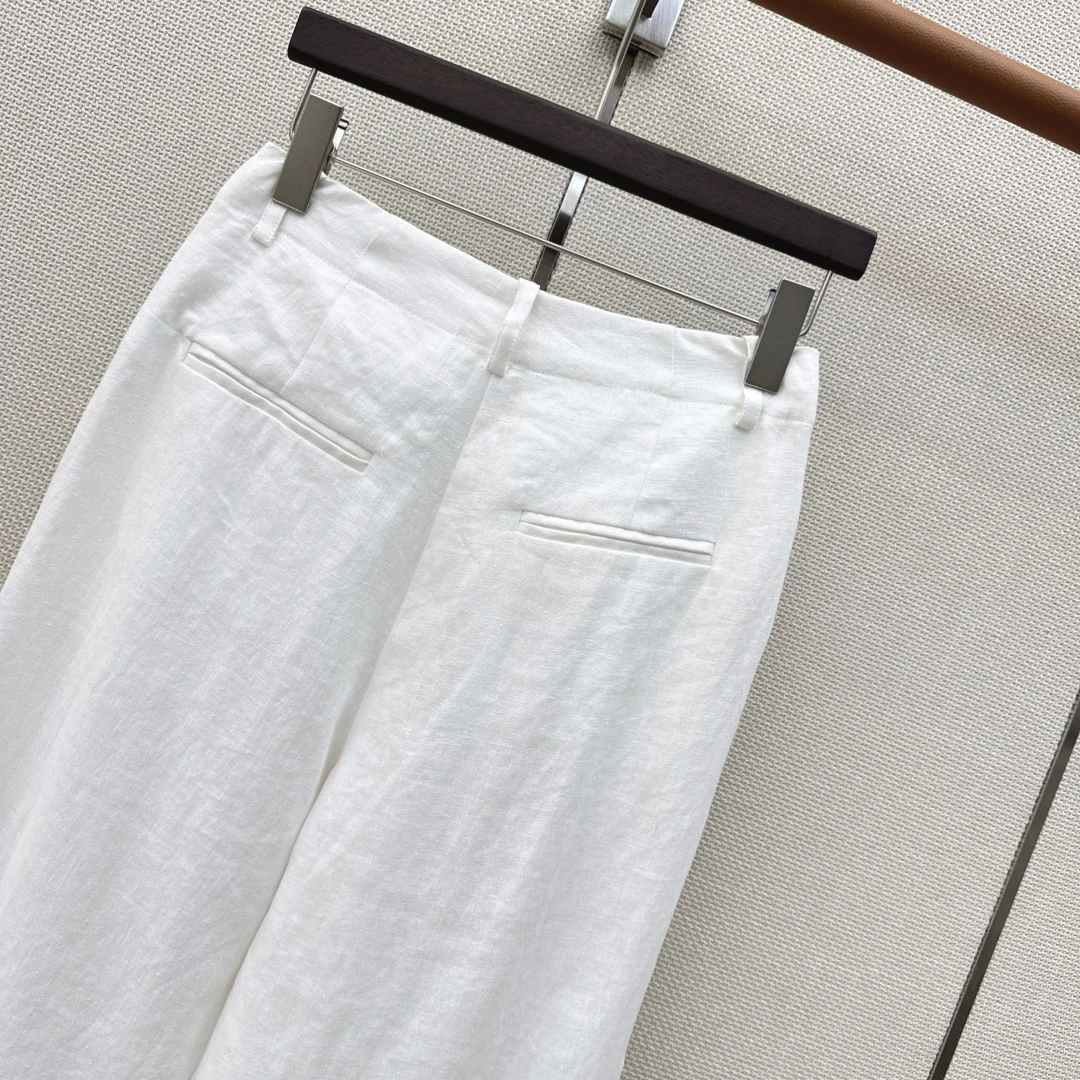 BALENCIAGA Trousers Linen S M L B75202608041287 - Image 9