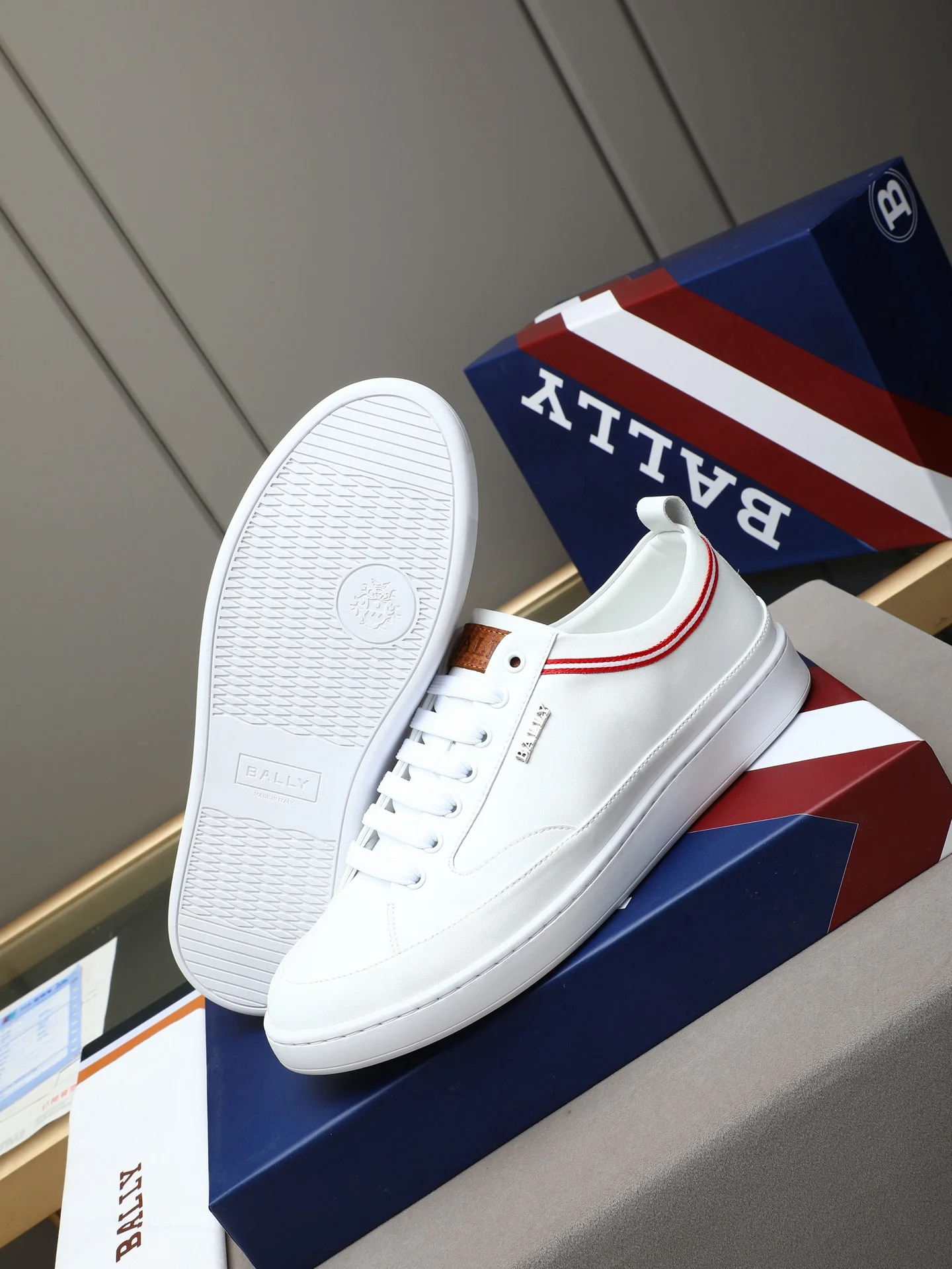 BALLY Sneakers Calfskin & Suede EU38-44 B00202608030363 - Image 3