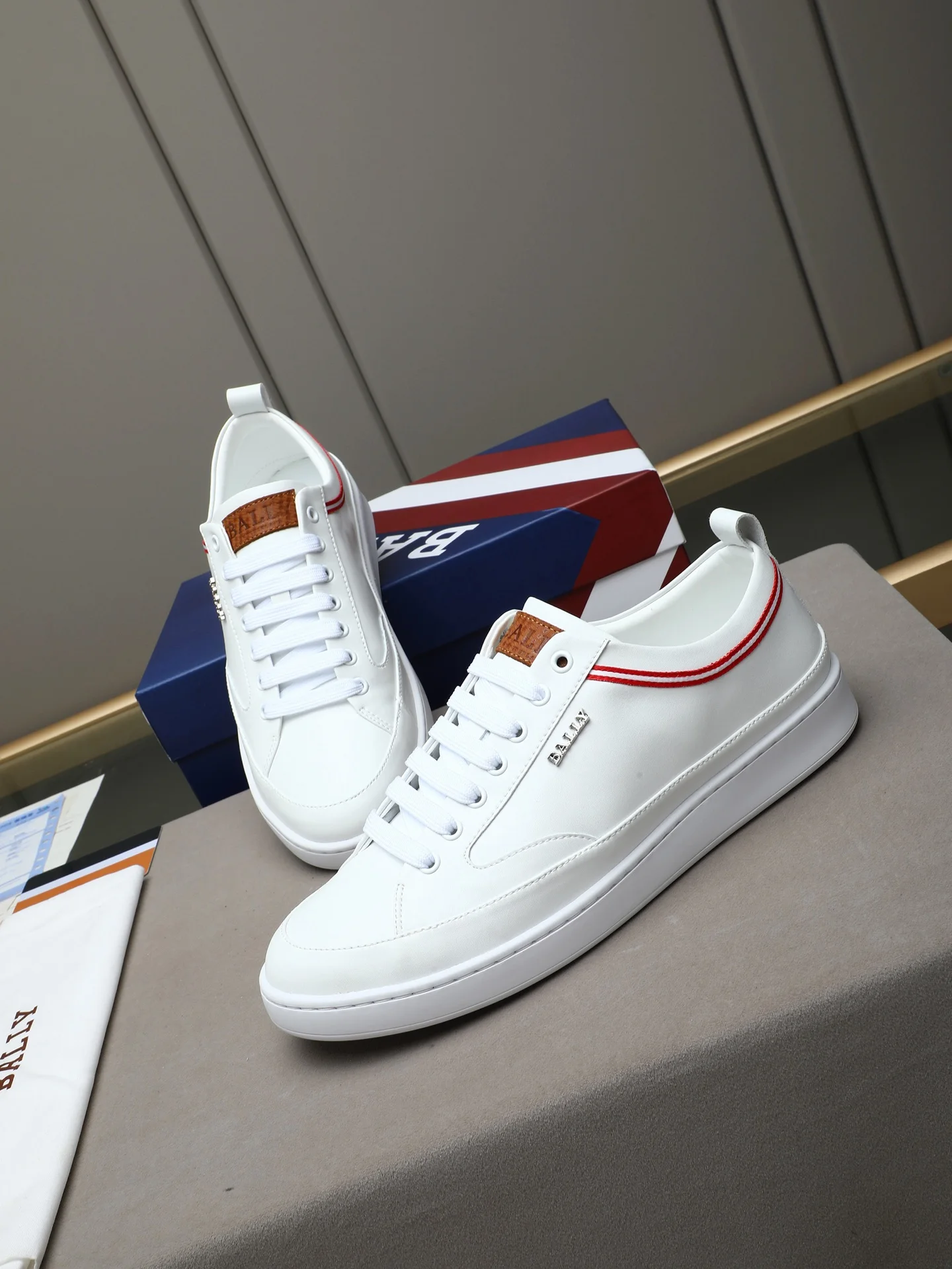BALLY Sneakers Calfskin & Suede EU38-44 B00202608030363 - Image 6