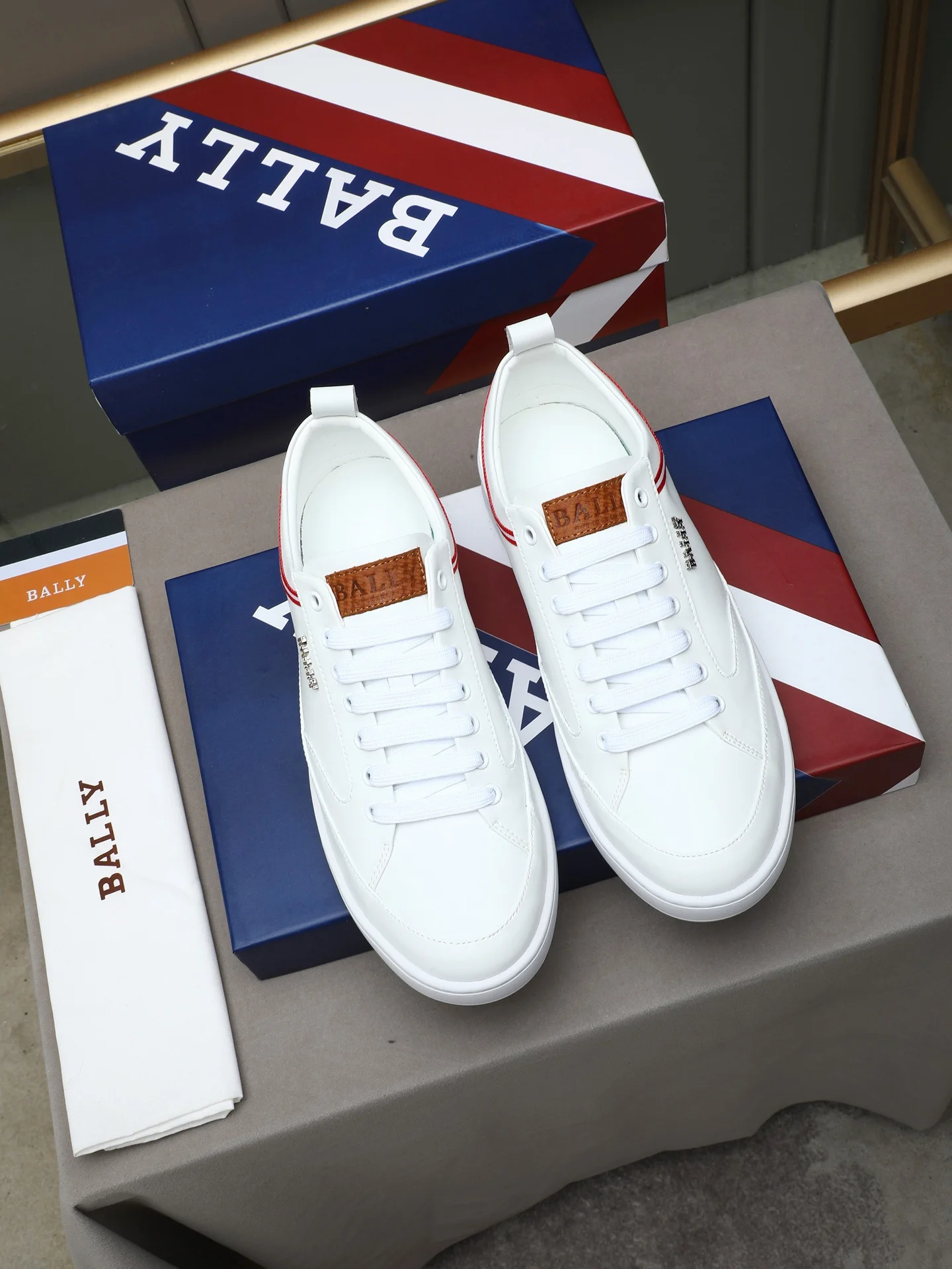 BALLY Sneakers Calfskin & Suede EU38-44 B00202608030363 - Image 8
