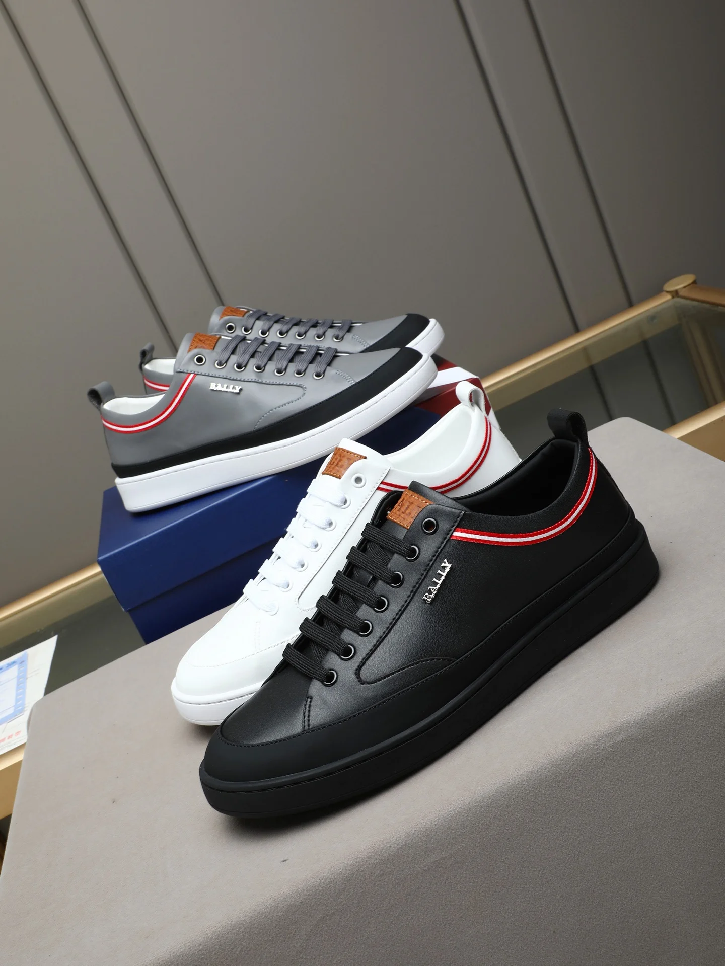 BALLY Sneakers Calfskin & Suede EU38-44 B00202608030363 - Image 9