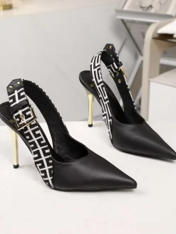 Alternative view of BALMAIN Heels Cowhide Leather EU35-42 A90202608031672