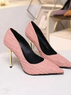 BALMAIN Pumps Suede Leather EU35-42 A90202608031665