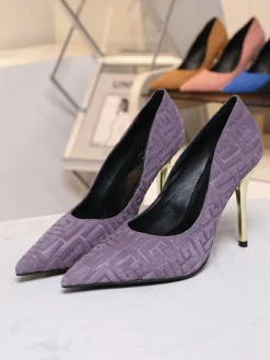 BALMAIN Pumps Suede Sheepskin EU35-42 A90202608031664