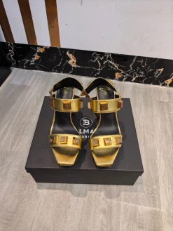 BALMAIN Sandals Calf Leather EU36-42 C50202608031430