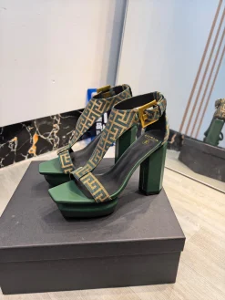 Alternative view of BALMAIN Sandals Fabric & Leather EU36-42 C40202608031437