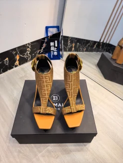 BALMAIN Sandals Fabric & Leather EU36-42 C40202608031438