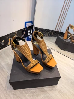 Alternative view of BALMAIN Sandals Fabric & Leather EU36-42 C40202608031438