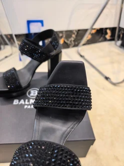 Alternative view of BALMAIN Sandals Suede Crystal EU36-42 C50202608031444