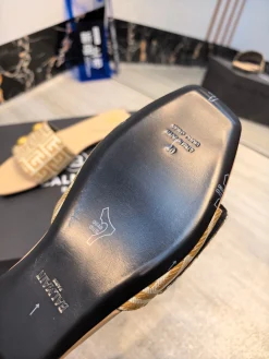 Alternative view of BALMAIN Slides Fabric Leather EU36-42 B70202608031433