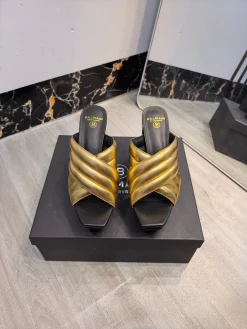 BALMAIN Slides Leather EU36-42 C50202608031411