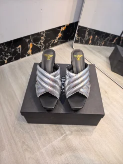 BALMAIN Slides Leather EU36-42 C50202608031412
