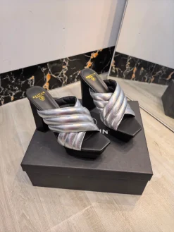 Alternative view of BALMAIN Slides Leather EU36-42 C50202608031412