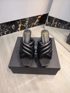 BALMAIN Slides Leather EU36-42 C50202608031413