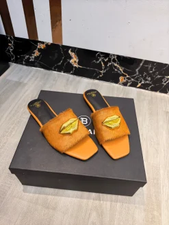 Alternative view of BALMAIN Slides Pony Hair EU36-42 B70202608031418