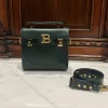 BALMAIN Totes Bags Leather (Green-Gold) One Size I80202608100288