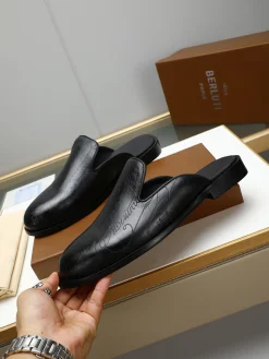 Alternative view of BERLUTI Slippers Leather EU38-44 A70202608030351