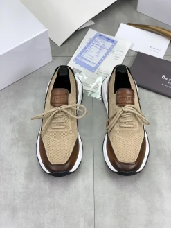 Alternative view of BERLUTI Sneakers Knit Leather EU39-45 C30202608032407