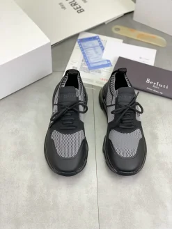 Alternative view of BERLUTI Sneakers Knit Leather EU39-45 C30202608032419