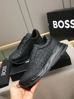 Alternative view of BOSS Sneakers Embossed Leather EU39-44 B30202608032172