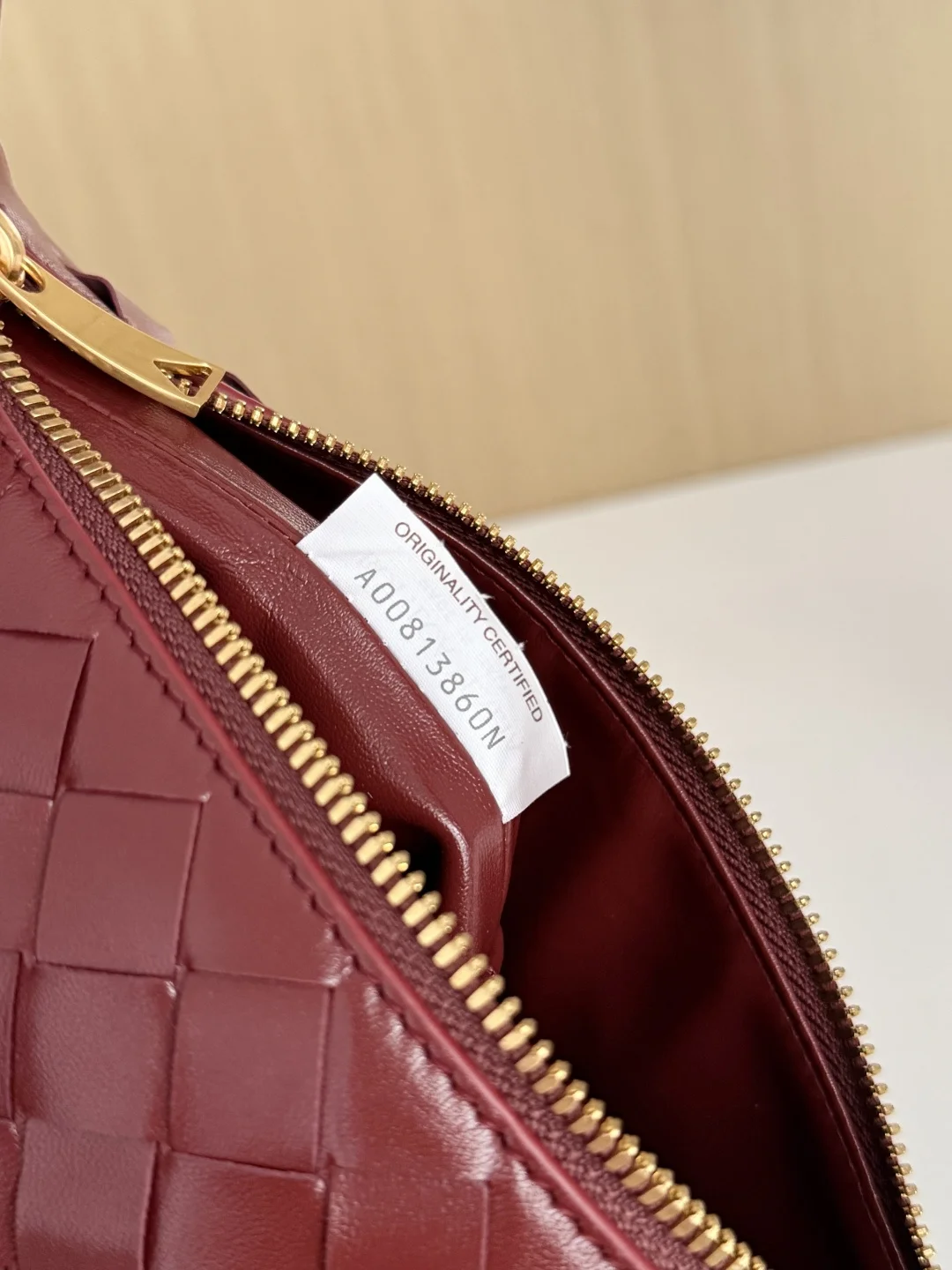 BOTTEGA VENETA Bucket Bags Intrecciato Leather (Burgundy) 22X13X9CM F80202608080207 - Image 8