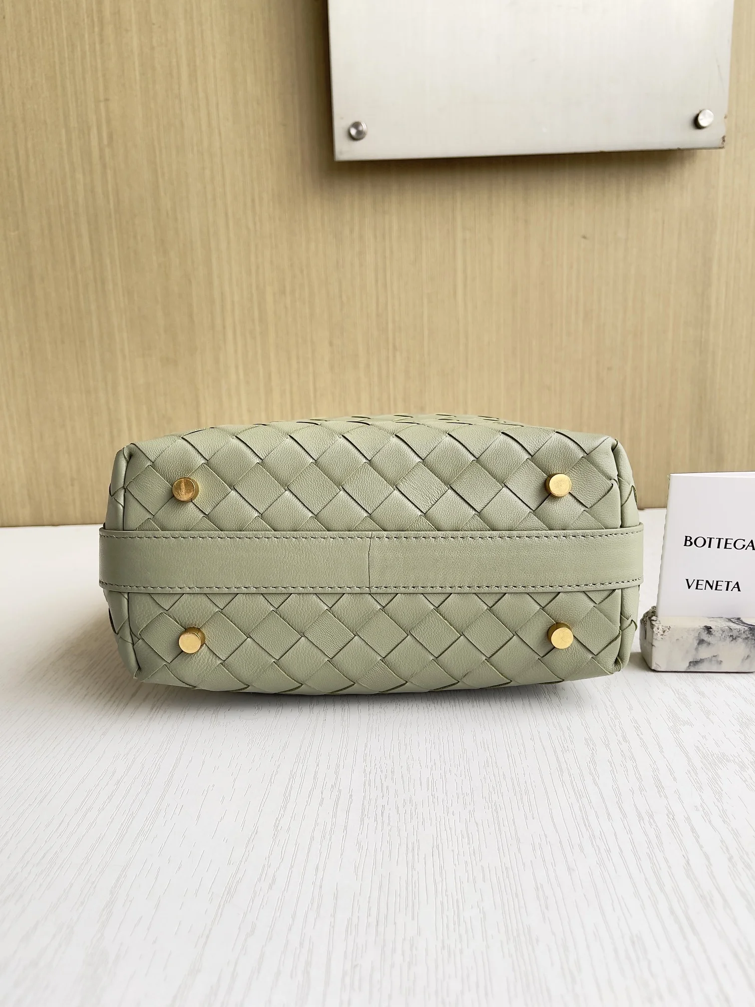BOTTEGA VENETA Bucket Bags Intrecciato Leather (Green) 22X13X9CM F80202608080208 - Image 5